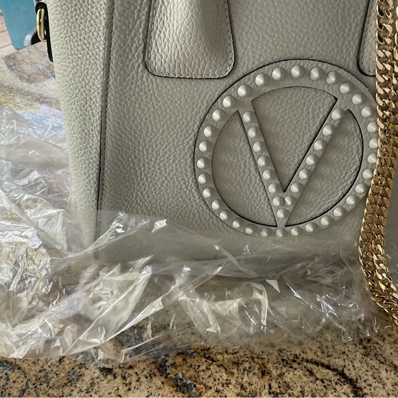 💥PRICE DROP💥WOW‼️VALENTINO BY MARIO VALENTINO MINIMI SATCHEL WHITE PURSE BAG‼️ - Picture 8 of 11